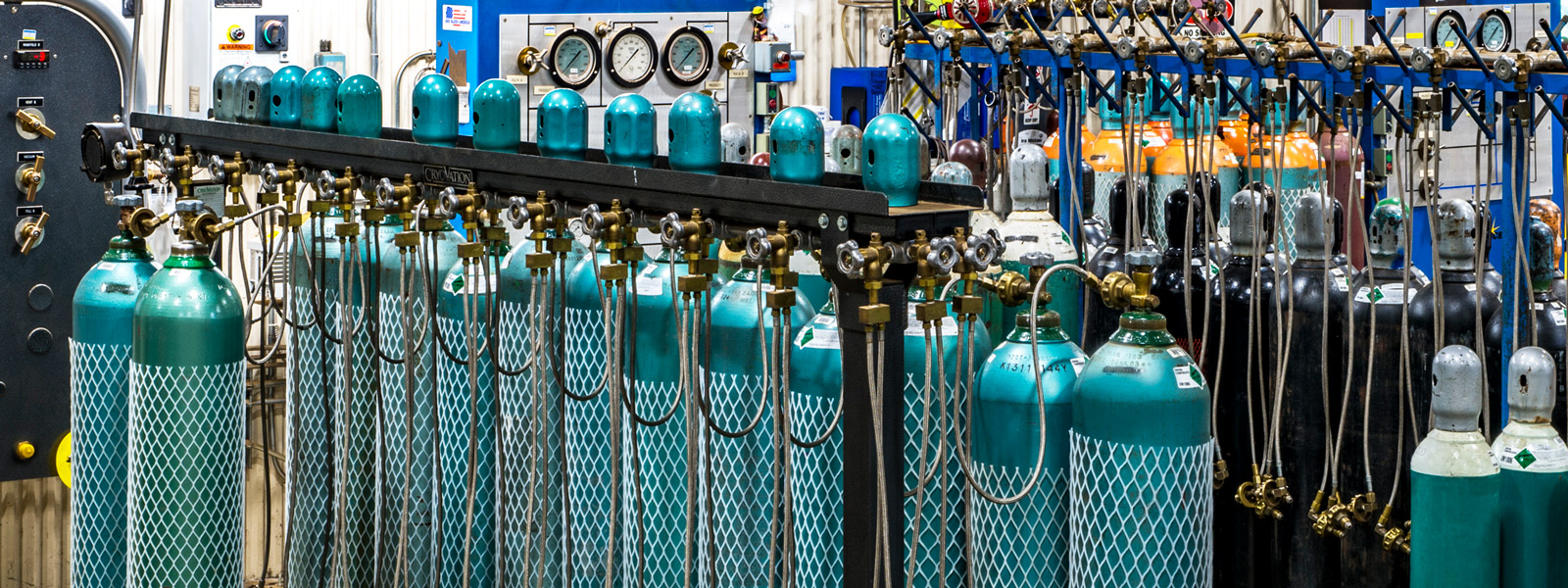 A photo of specialty gas tanks