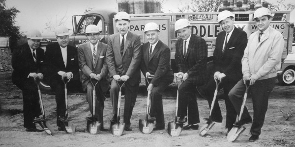 A photo of Middlesex Gases team in 1964