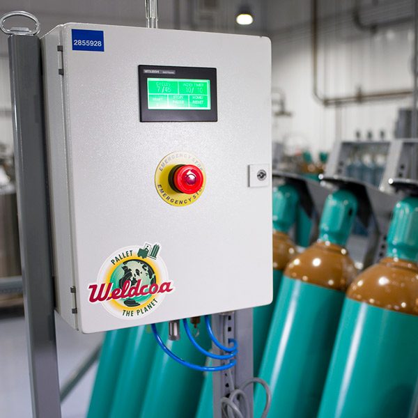 Photo of an automated cylinder inverter