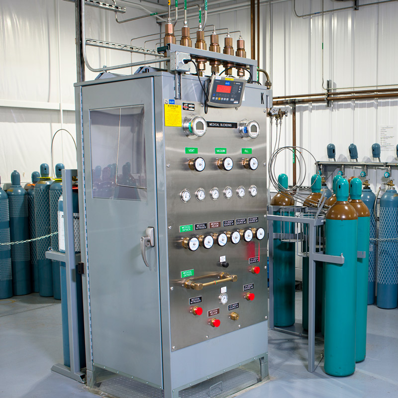 A photo of state-of-the-art gas technology used by Middlesex Gases