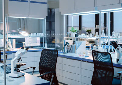 Photo of a research laboratory, used for blog post 'Is Your Lab On The Move?'