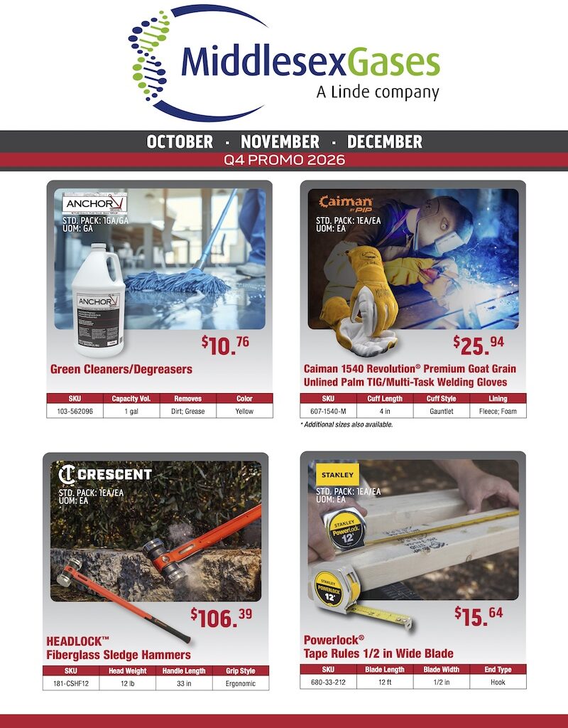 Cover image for the Q4 2026 Welding Quarterly Specials catalog