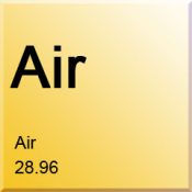 A photo of the chemical element Air.