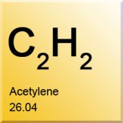 A photo of the element Acetylene