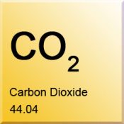 A photo of the element Carbon Dioxide