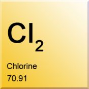 A photo of the element Chlorine
