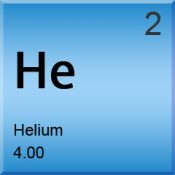 A photo of the element Helium