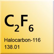 A photo of the element Halocarbon 116