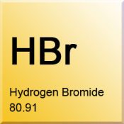 A photo of the element hydrogen-bromide