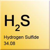 A photo of the element hydrogen sulfide