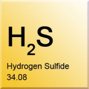A photo of the element hydrogen sulfide