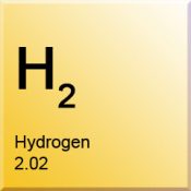 A photo of the element hydrogen
