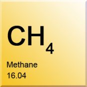 A photo of the element Methane