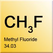 A photo of the element Methyl Fluoride