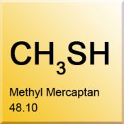 A photo of the element Methyl Mercaptan