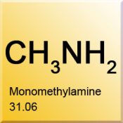 A photo of the element Monomethylamine