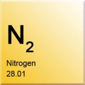 A photo of the element Nitrogen