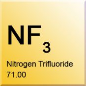 A photo of the element Nitrogen Trifluoride