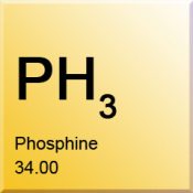 A photo of the element Phosphine