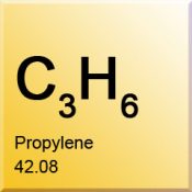 A photo of the element Propylene
