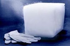 A photo of blocks of dry ice