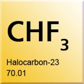 A photo of the element Halocarbon 23