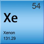A photo of the element Xenon